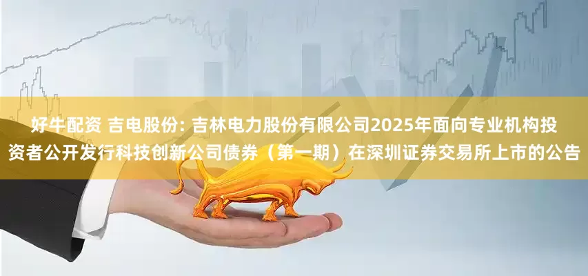 好牛配资 吉电股份: 吉林电力股份有限公司2025年面向专业机构投资者公开发行科技创新公司债券（第一期）在深圳证券交易所上市的公告